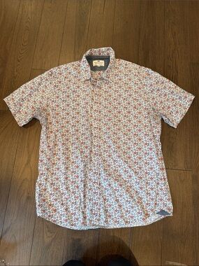 Thread & Cloth Short-Sleeve Floral Print Shirt - Size XL - C27-178